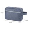 Travel toiletry bag for gym and weekend use