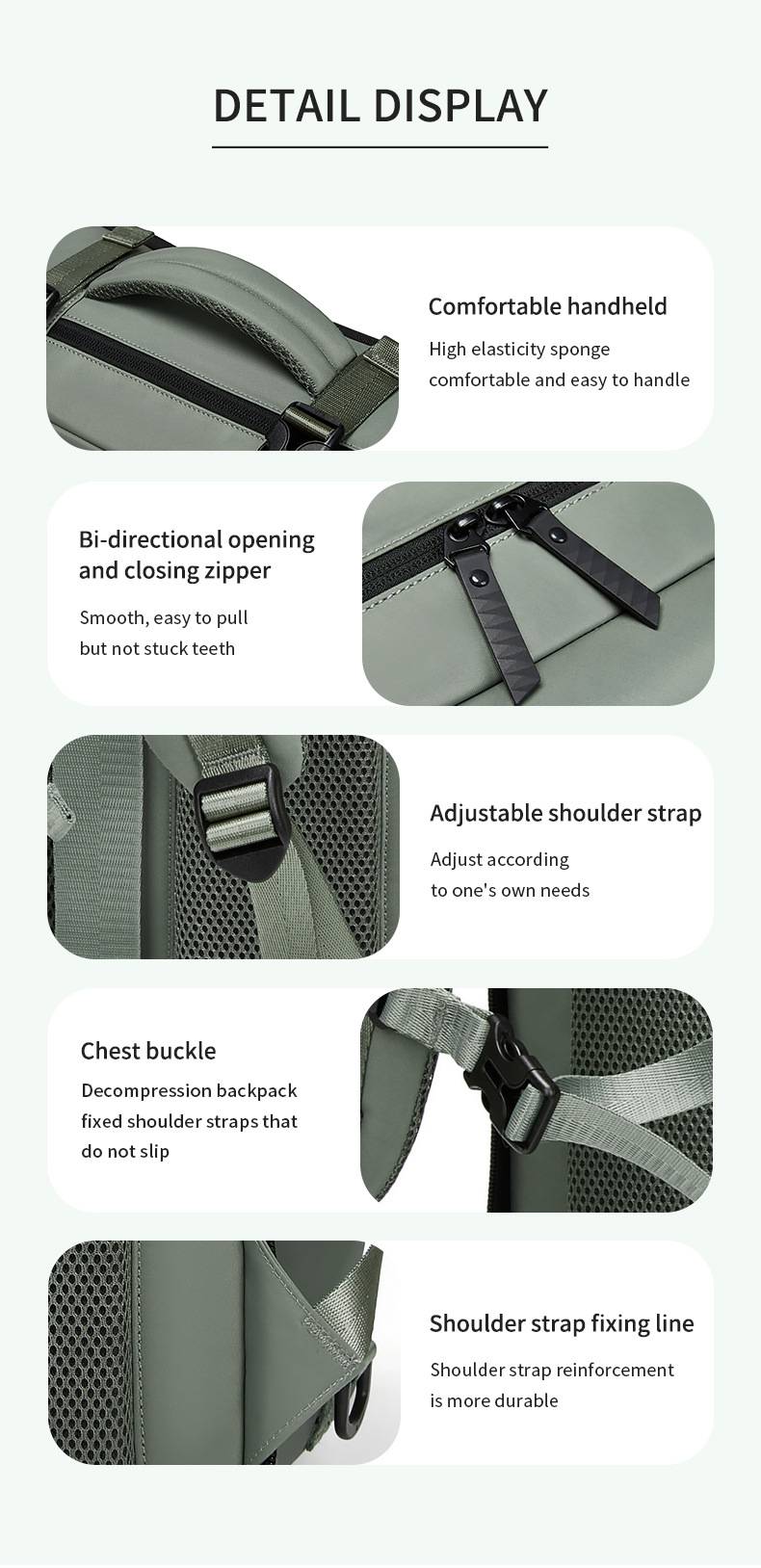 Convertible backpack into sling bag