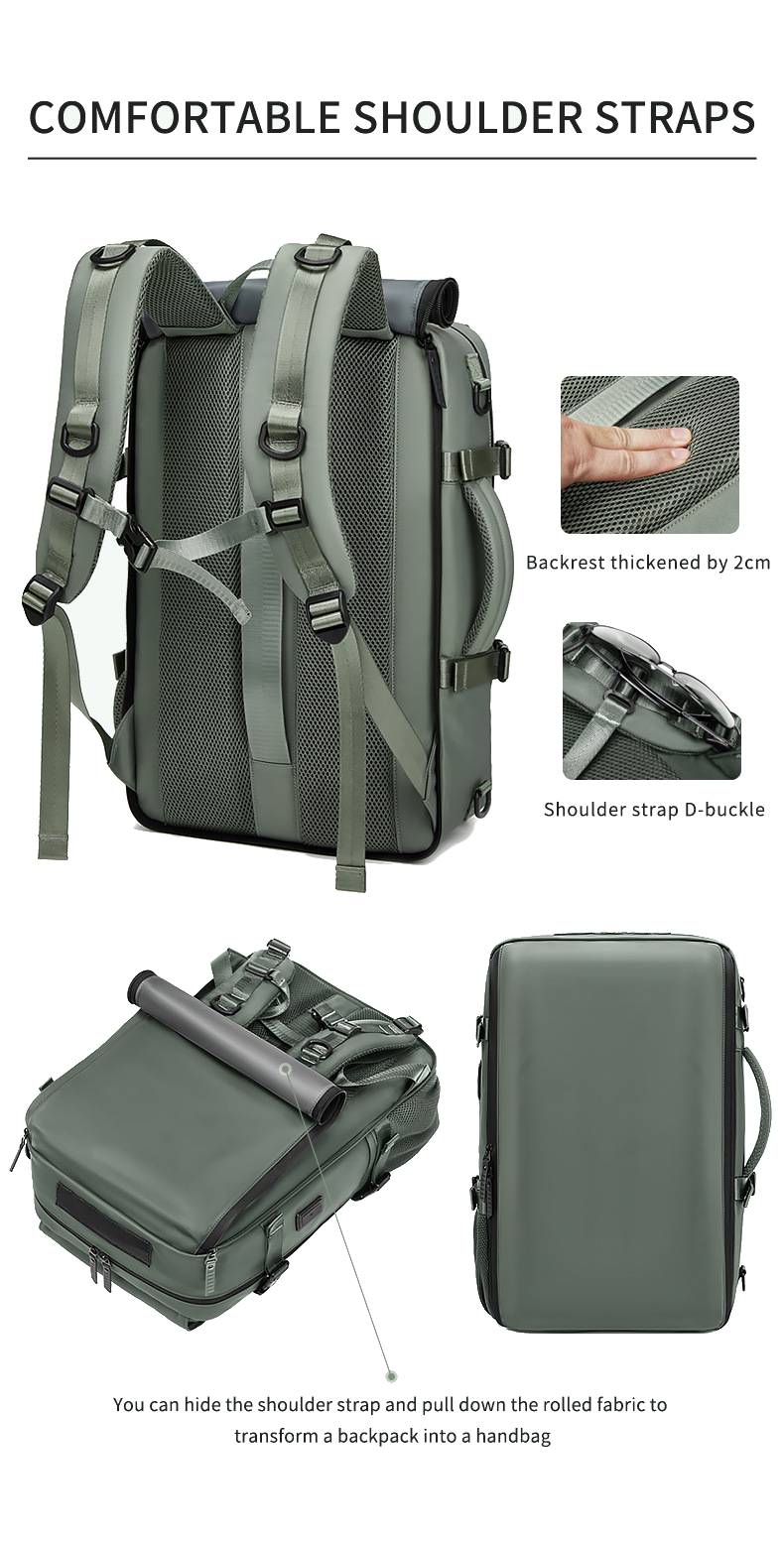High-quality inner lining travel backpack