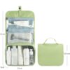 Toiletry bag with main storage compartment