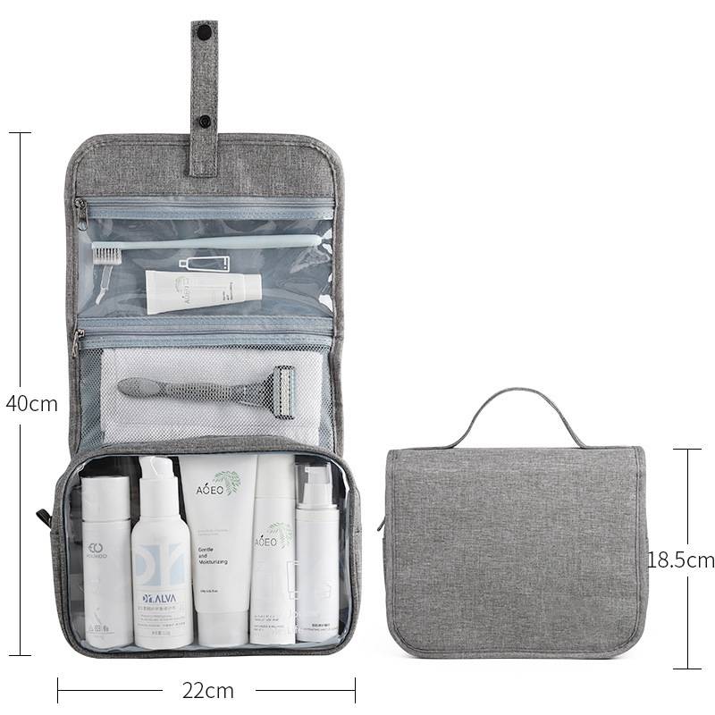 Travel bag with transparent TPU waterproof layer