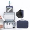 Waterproof travel toiletry bag for organised packing
