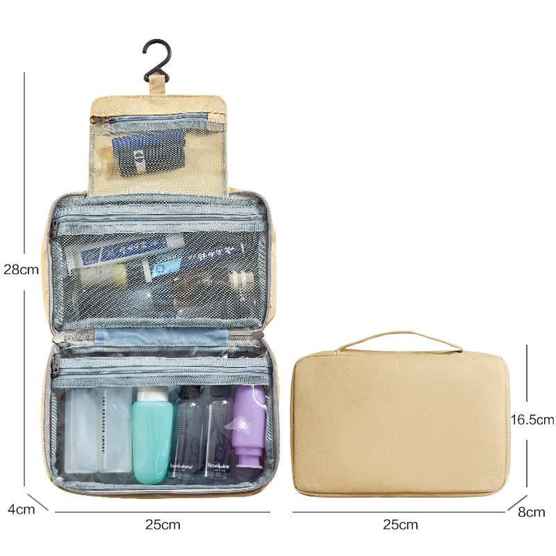 Travel bag with hanging hook and TPU layer