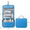 Travel toiletry bag with clear TPU compartment