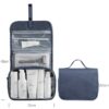 High-capacity travel toiletry bag