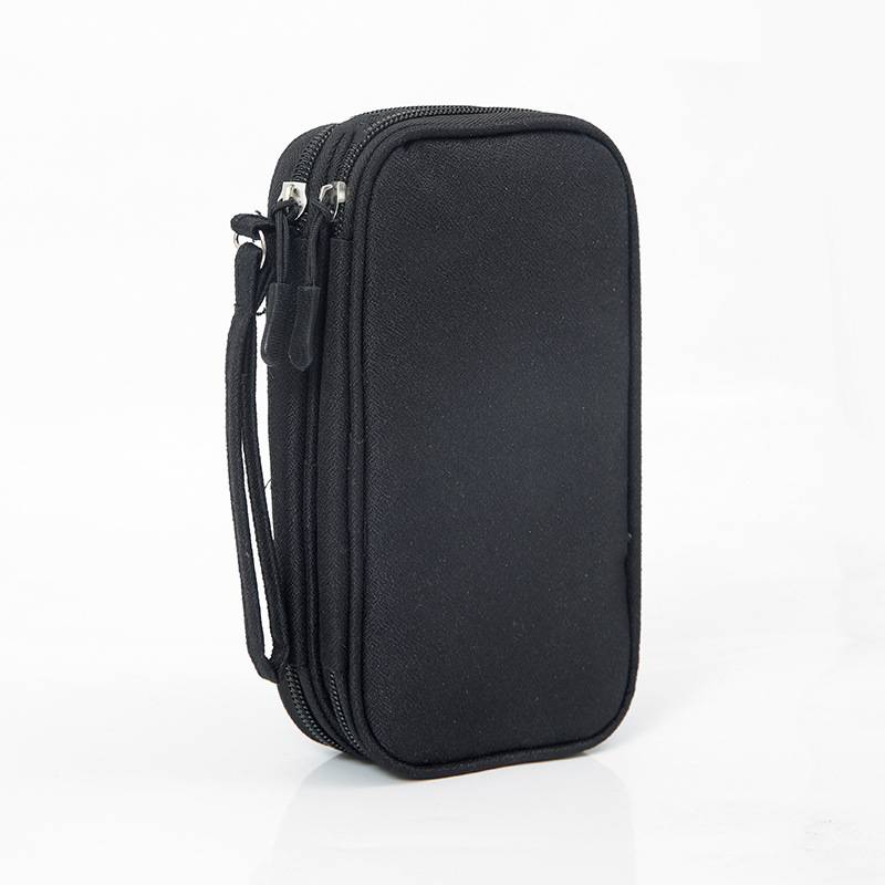 Cable bag organizer in black colour