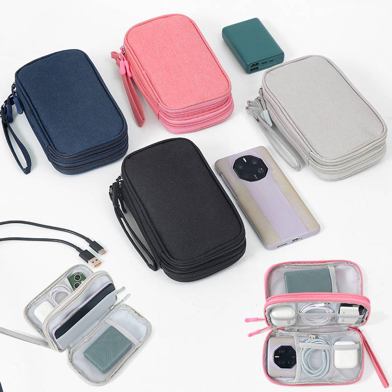 Custom logo cable bag organizer for bulk orders