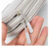 Cable organizer bag with smooth zipper