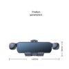 Stylish aluminum alloy car phone holder for navigation and calls