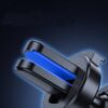 Car phone holder with silicone padding for anti-slip support