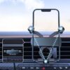 Lightweight aluminum alloy car holder for dashboard use