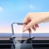 Custom logo printing aluminum alloy car phone holder