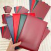 Certificate holder with custom logo hot stamping for branding