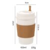 Eco-friendly wheat straw coffee cup for corporate giveaways Malaysia