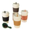 Wheat Straw Coffee Cup 450ml with Logo Printing in Malaysia