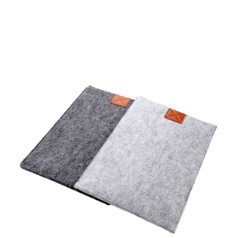 Customisable felt cover with company logo printing