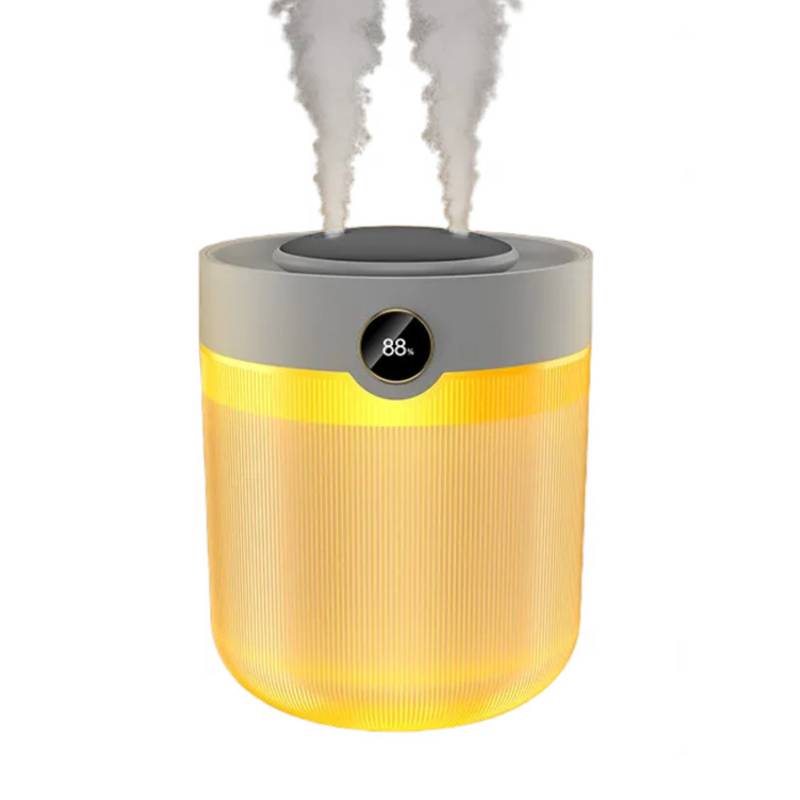 Air humidifier with double spray mist