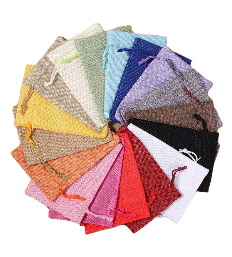 Bulk order linen drawstring pouches Malaysia