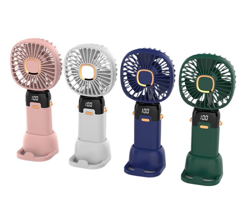 Lightweight handheld fan for travel and commuting