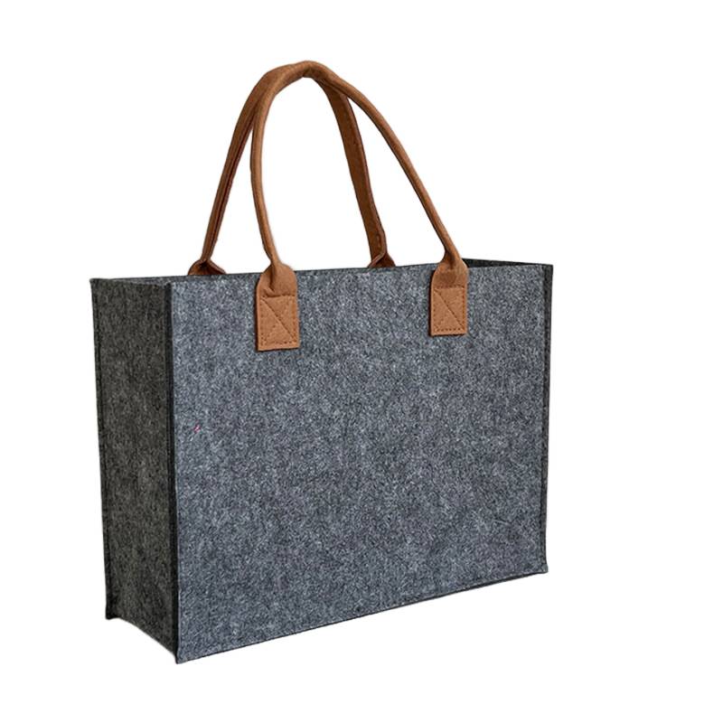 Felt tote bag 33x25x12cm for small daily essentials