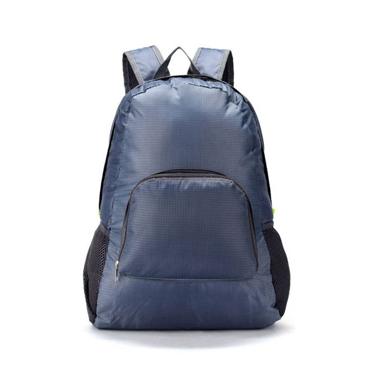 Durable foldable backpack with reinforced stitching