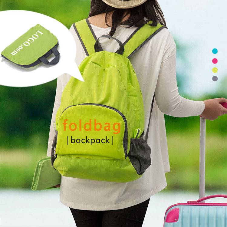 Foldable backpack reusable promotional item in Malaysia
