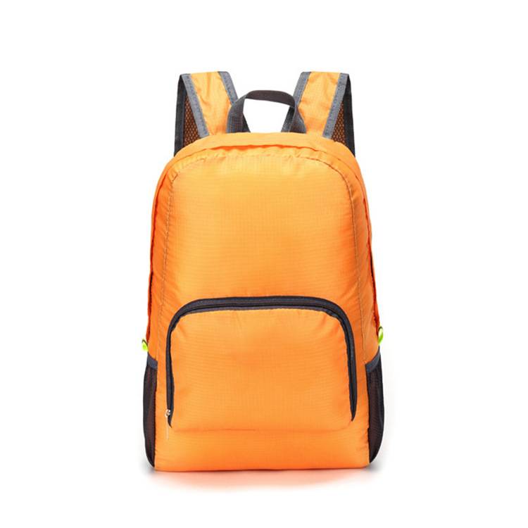 Custom foldable backpack with logo for corporate branding