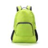 Foldable backpack with main compartment, front and side pockets