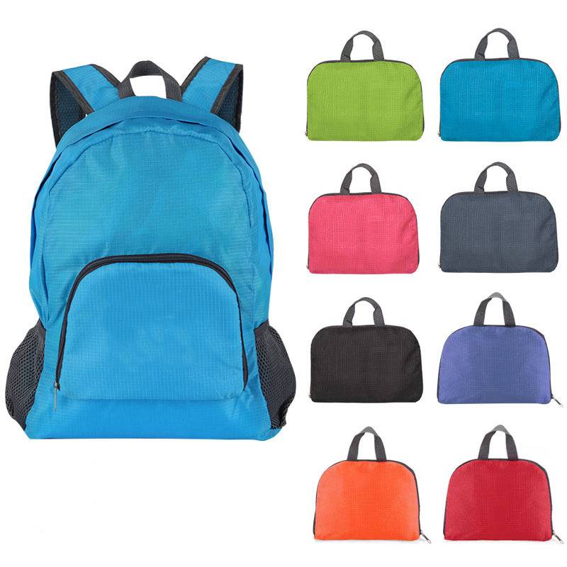 Ultra-lightweight foldable backpack with logo printing in Malaysia