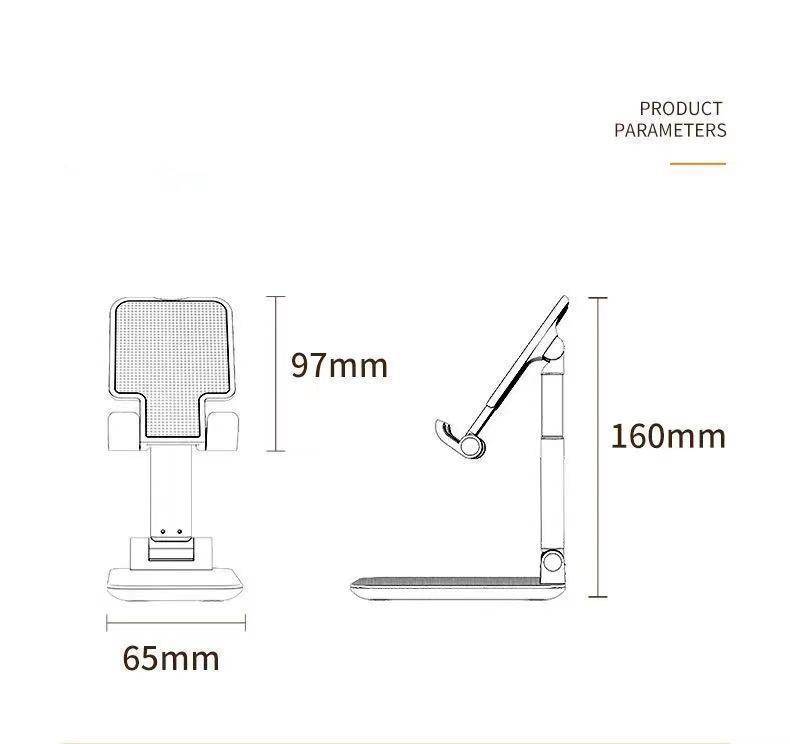 Lightweight folding phone stand for event giveaways and bulk orders