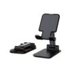 Portable foldable phone stand for travel and office use
