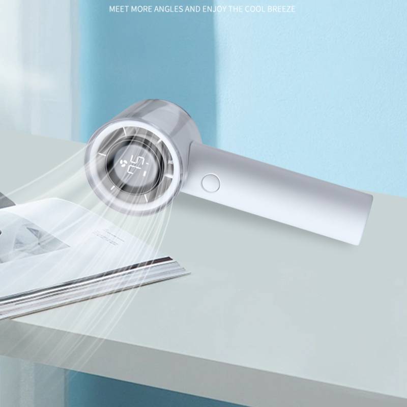 Handheld fan with five durable blades