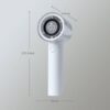 Compact size handheld fan 5.6 x 5.4 x 15.5cm
