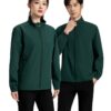 Green embroidered jacket for promotional events