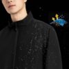 Jacket showing water-repellent feature