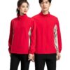 Jacket with dual-colour embroidery option