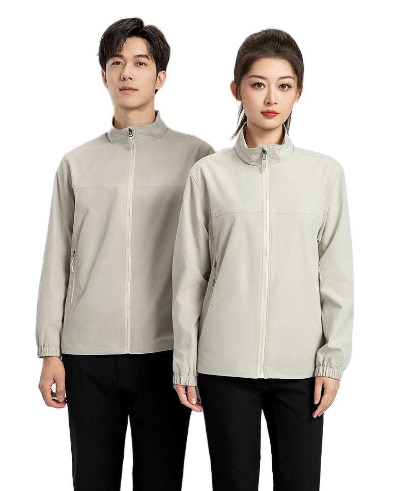 Multi-size embroidered jackets for corporate teams