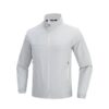 Jacket with functional zipper pockets