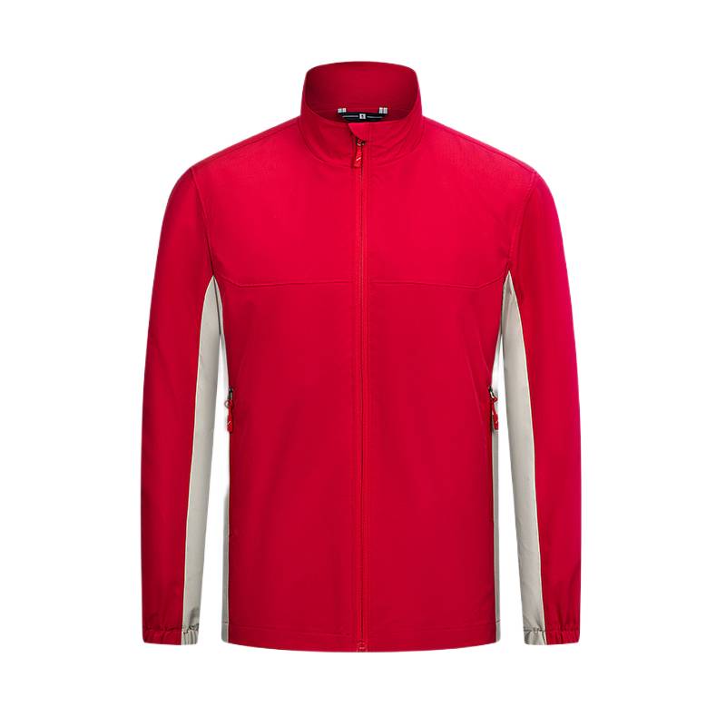 Lightweight jacket with zipper pockets for office and outdoor use