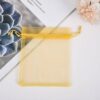 Gold drawstring mesh pouch