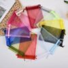 Breathable mesh pouch for jewellery
