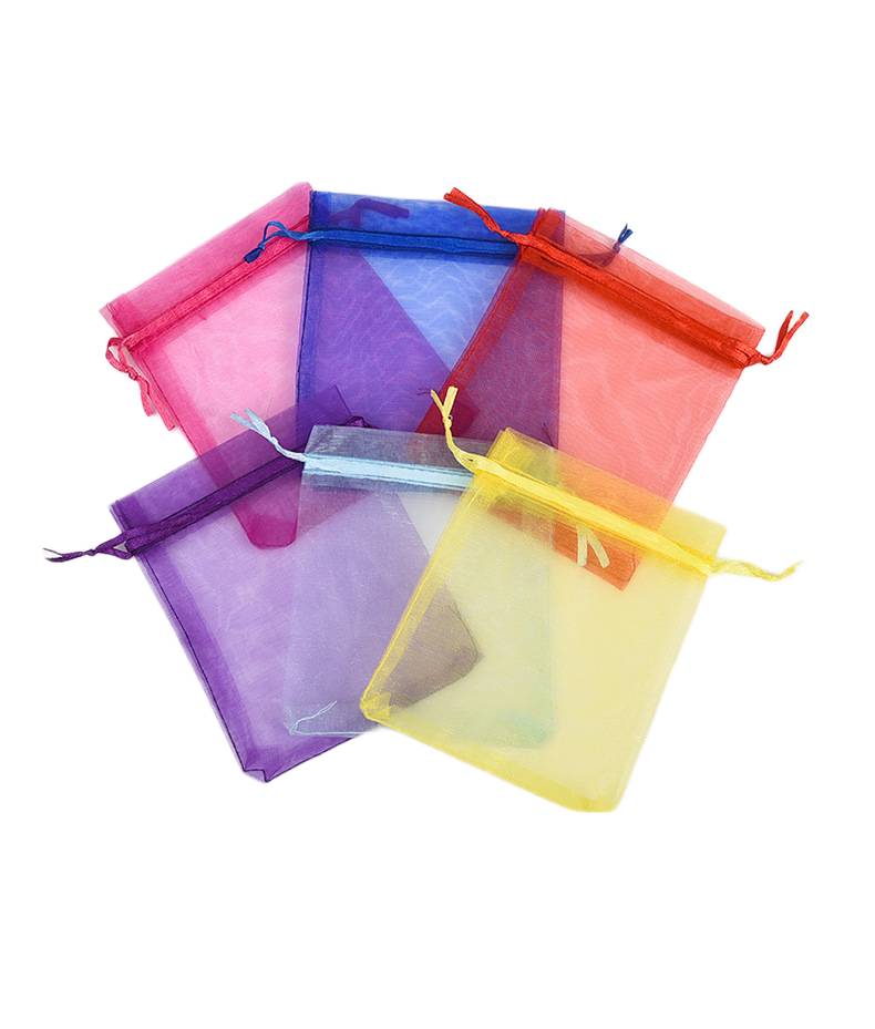 Mesh pouch for promotional giveaways