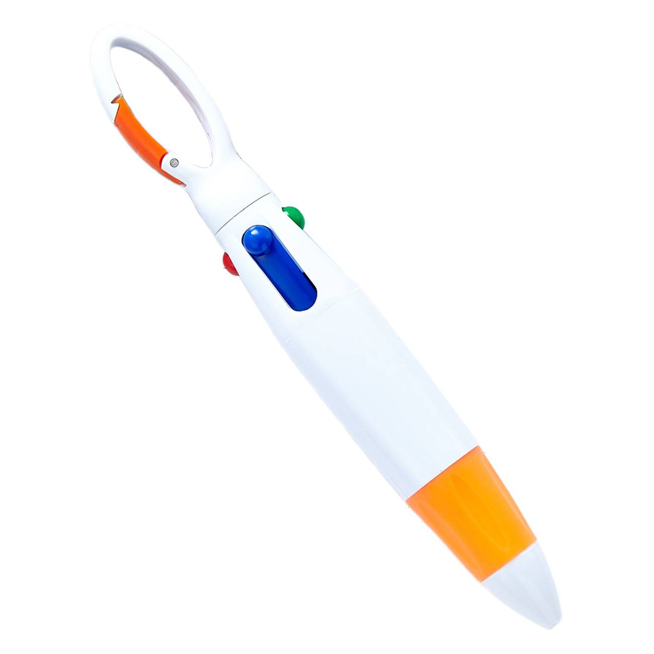 Custom logo printed multi-colour ballpoint pen