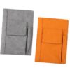 PU notebook closed, compact and durable