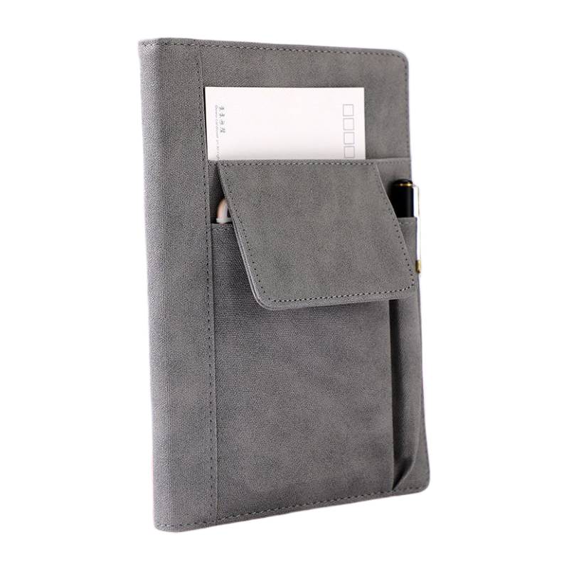 A5 PU notebook with pockets