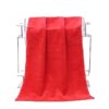 Vibrant coloured microfibre towel