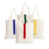 custom logo foldable canvas bag