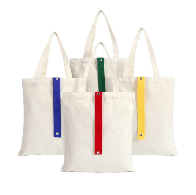 custom logo foldable canvas bag