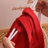 canvas tote bag drawstring closure