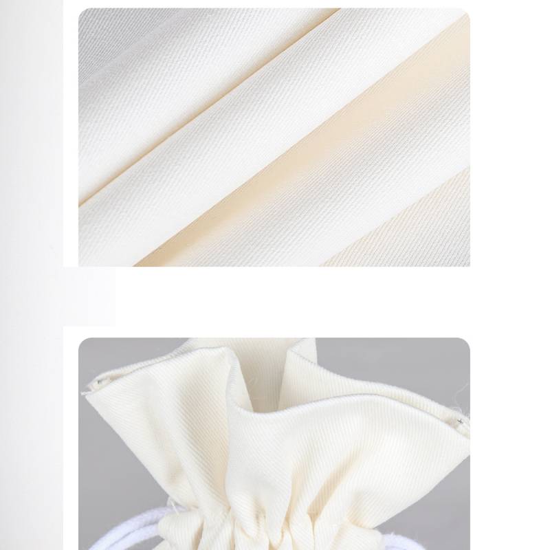 eco friendly cotton drawstring bag for promotional use
